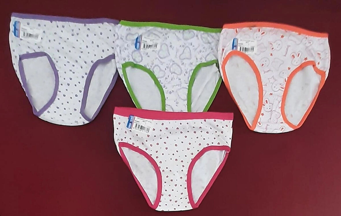 Kız Çocuk Slip Külot Paket İçeriği 4 Adet 
