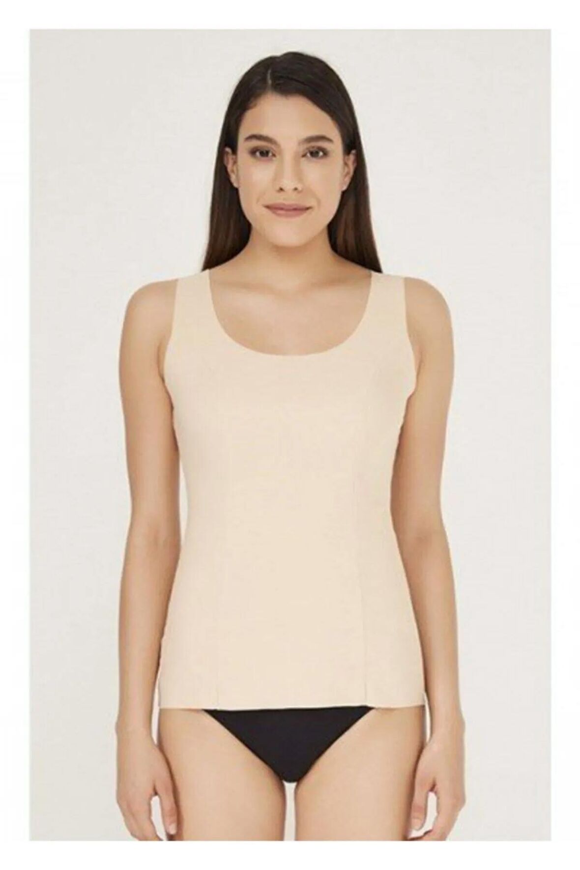 Zayıflatıcı Etki Inceltici Kalın Askılı Dikişsiz Seamless Korse Atlet