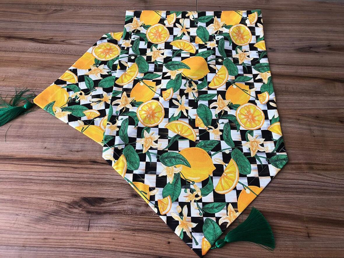 LİMON DESENLİ RUNNER