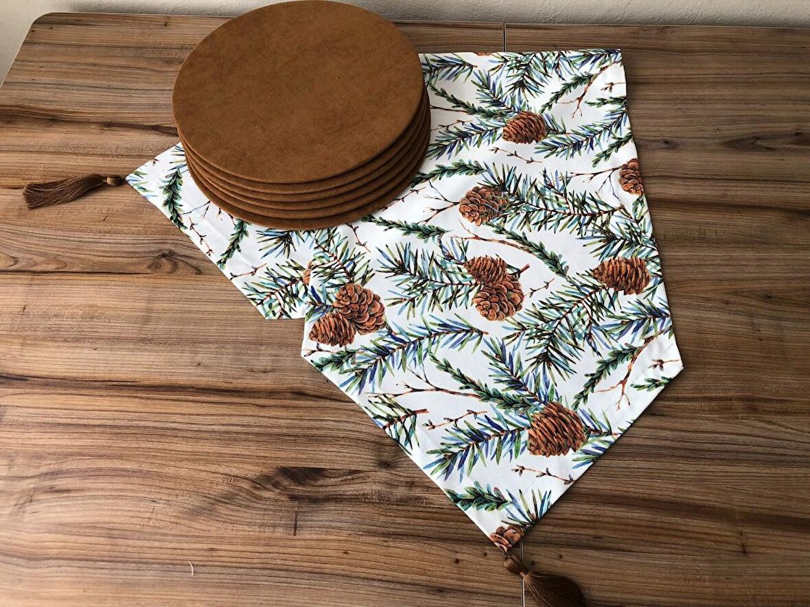 KOZALAK DESENLİ RUNNER & SUPLA