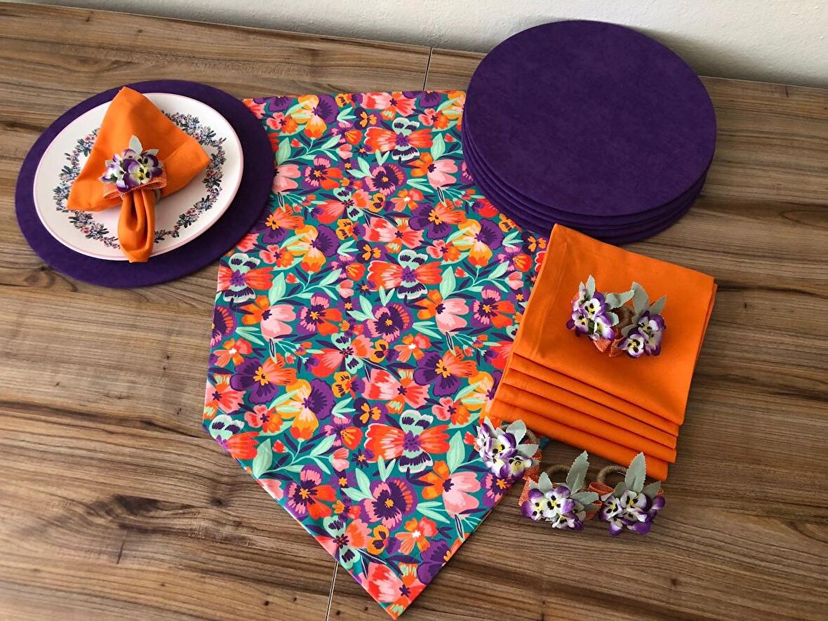 MENEKŞE DESENLİ TAKIM