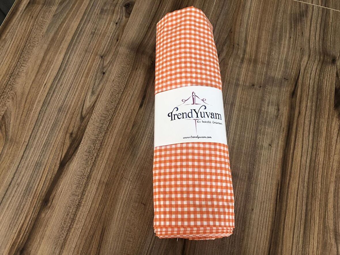 KÜÇÜK PİTİKARE TURUNCU PİKNİK ÖRTÜSÜ