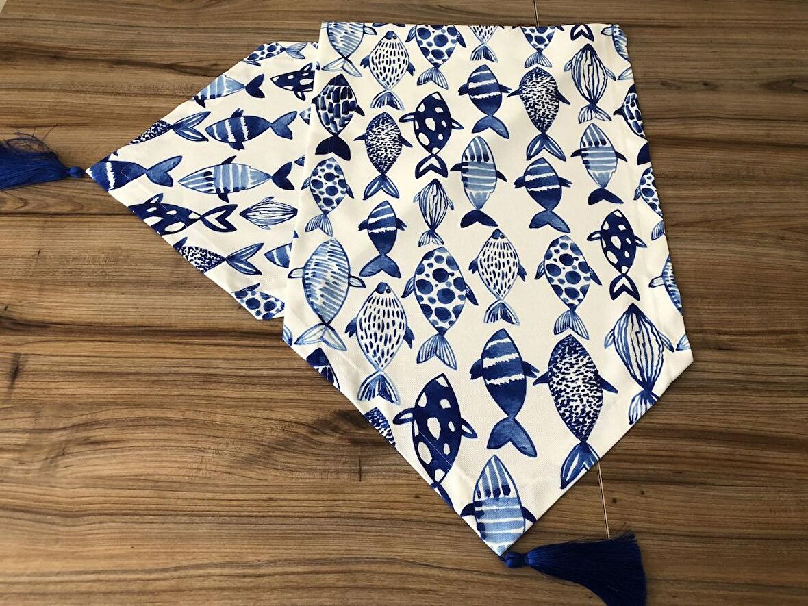 BALIK DESENLİ RUNNER