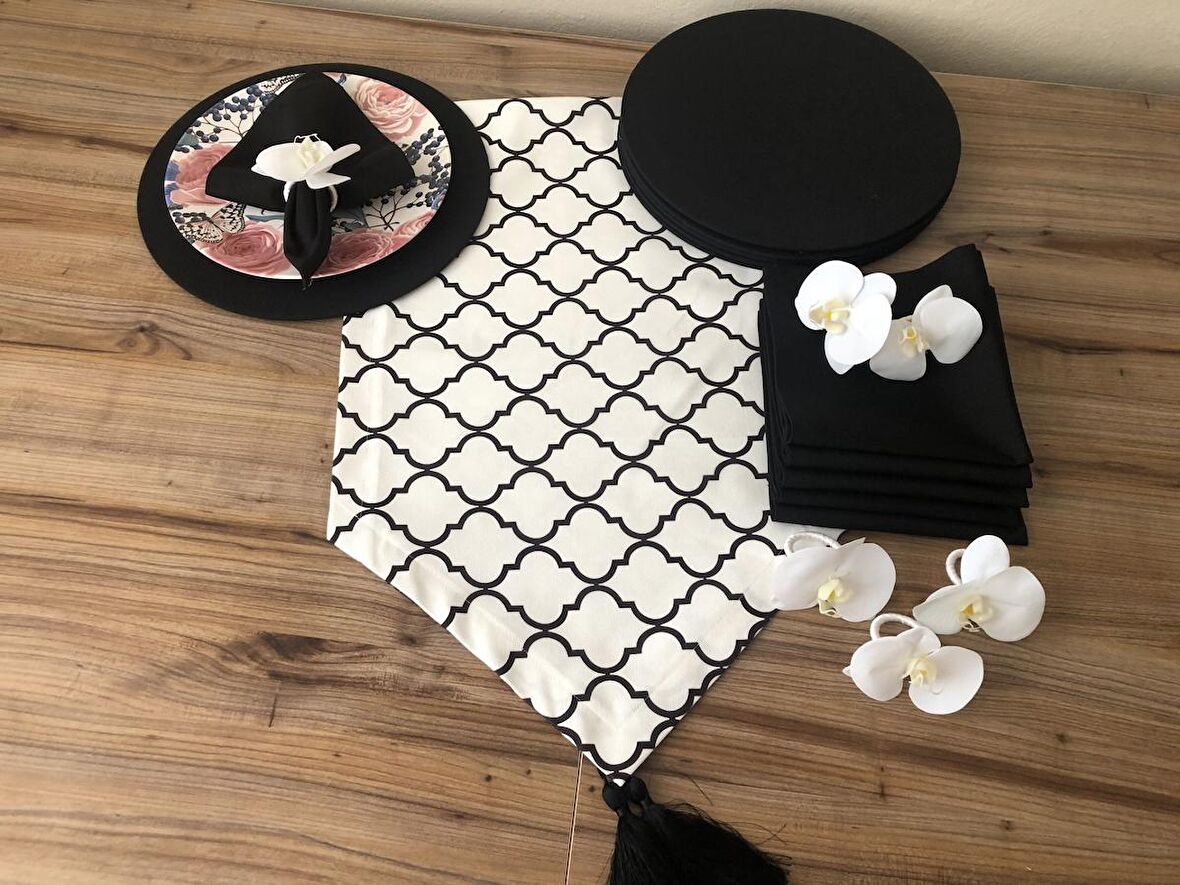 SOFRA SUNUM SETİ MOROCCAN DESENLİ TAKIM