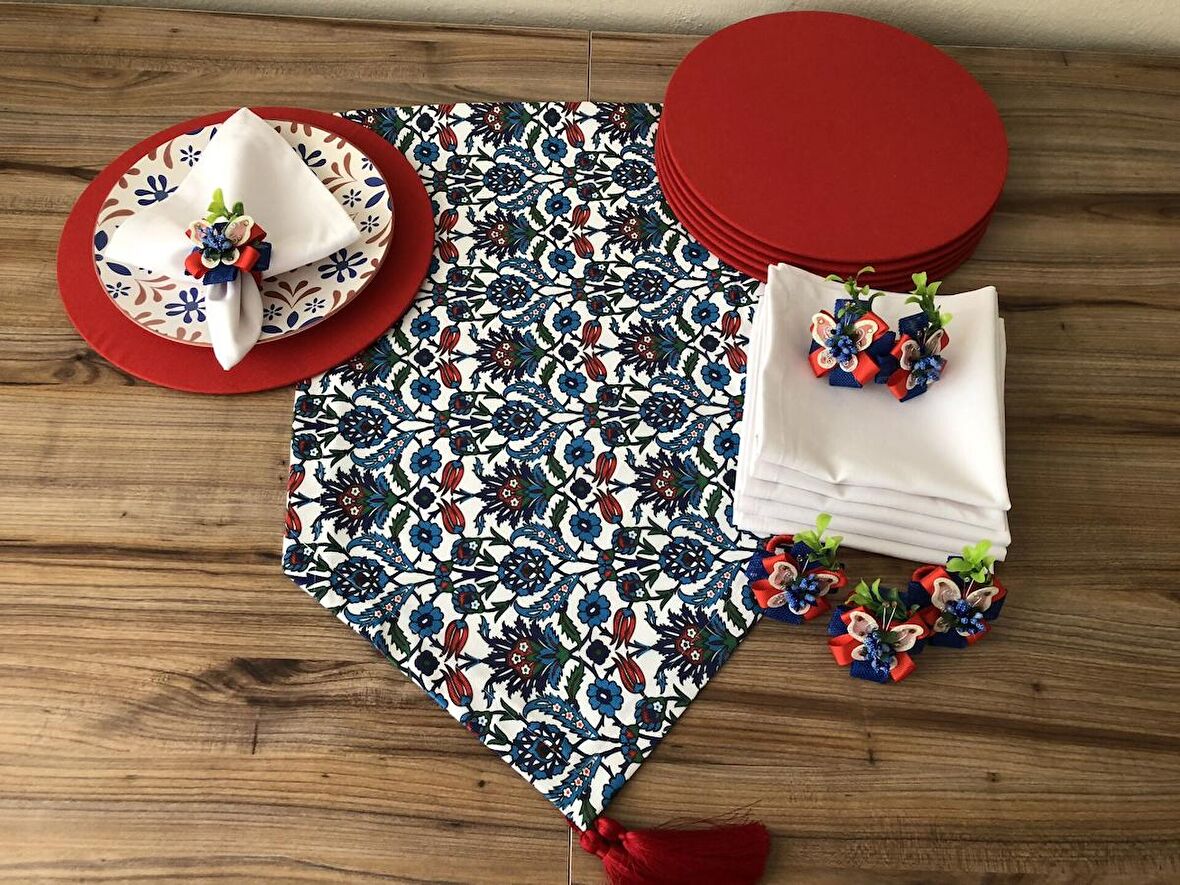 SOFRA SUNUM SETİ ÇİNİ DESENLİ TAKIM