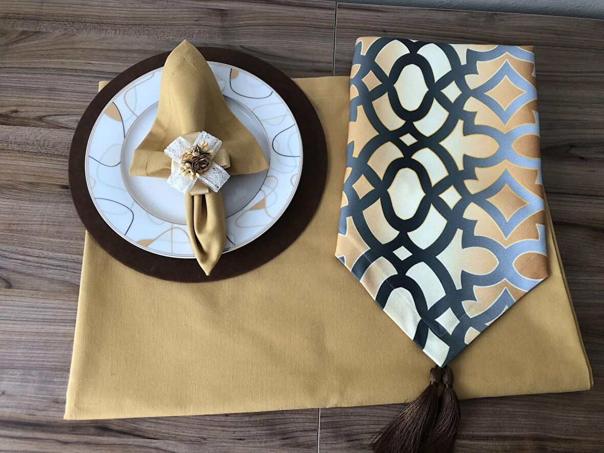 SOFRA SUNUM DEGRADE OTTOMAN DESENLİ