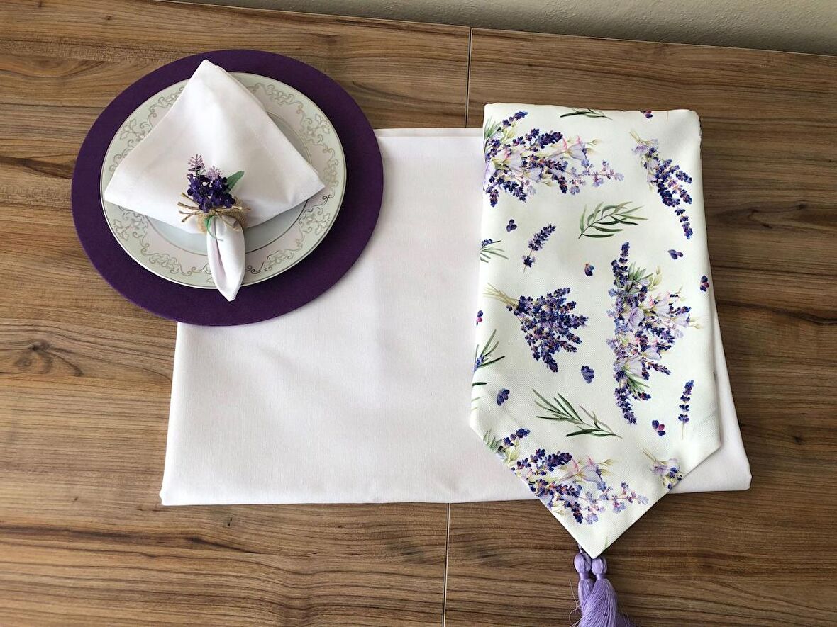 SOFRA SUNUM SETİ LAVANTA DESENLİ - BFM64NZHEK