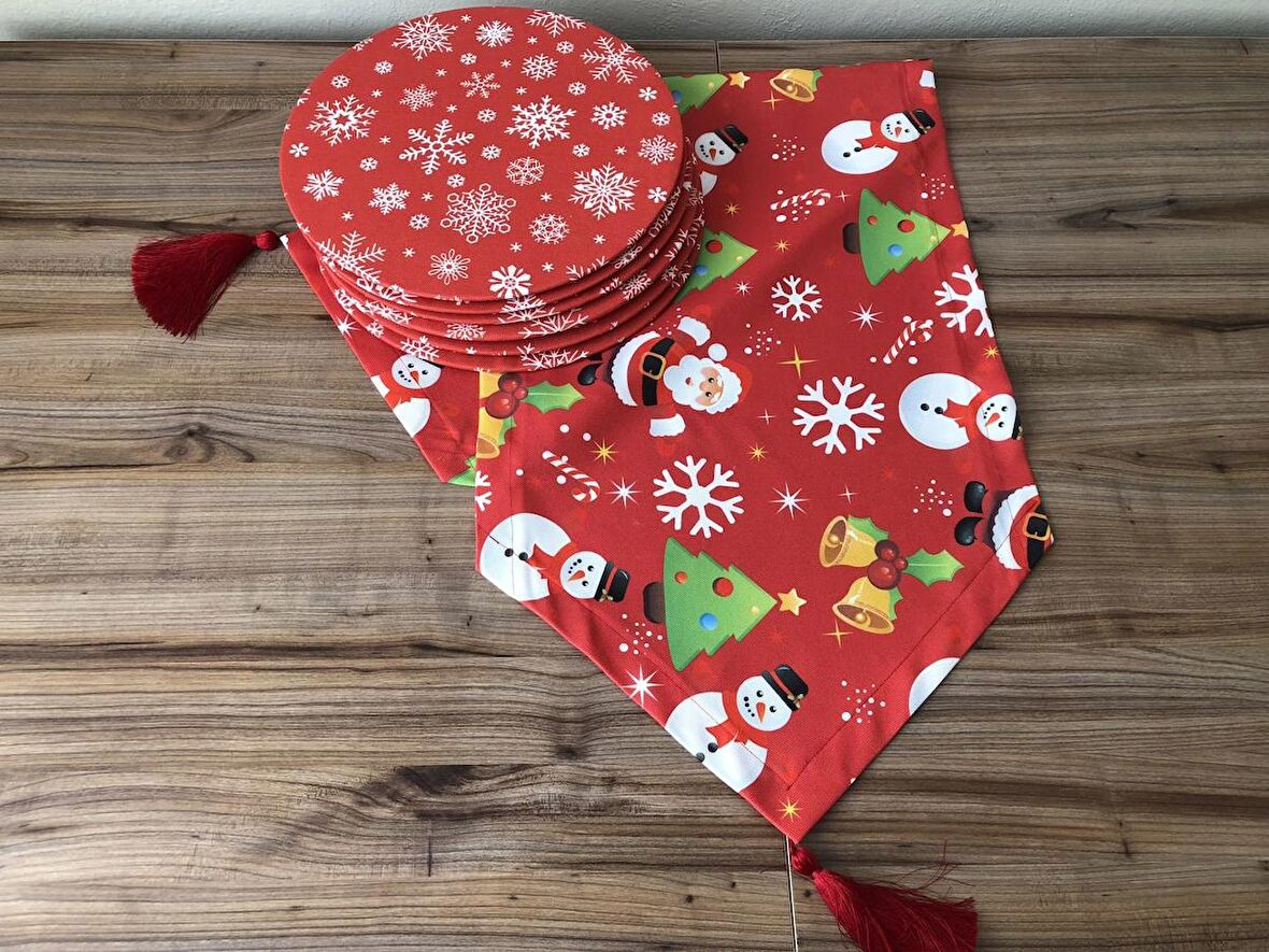 KARDAN ADAM DESENLİ RUNNER & SUPLA