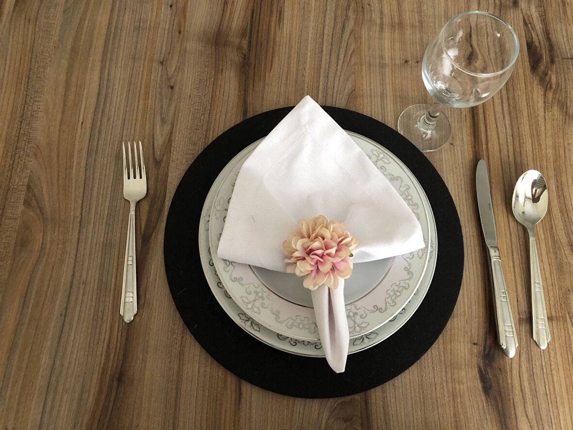 KASIMPATI ÇİÇEĞİ PEÇETE HALKASI (6 ADET )