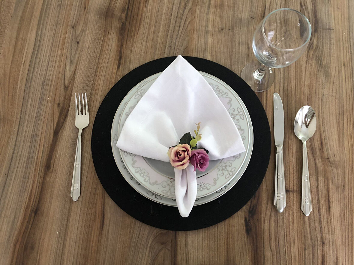 KÜÇÜK GÜL PEÇETE HALKASI (6 ADET)