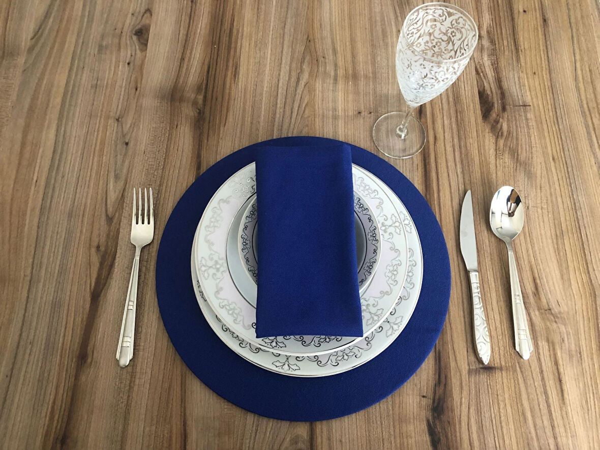 SAKS MAVİ SUPLA 33 CM (6 ADET) (MDF DAHİL)