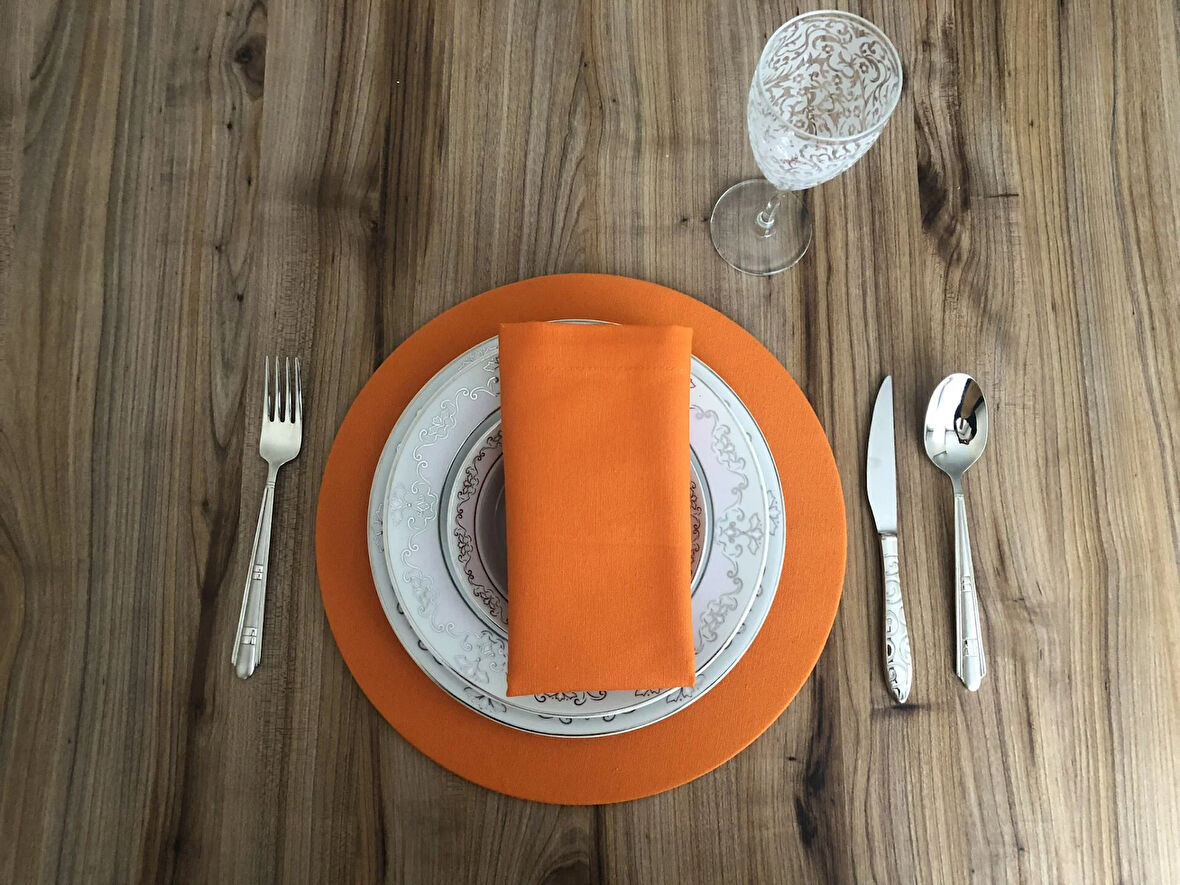 TURUNCU SUPLA 33 CM (6 ADET)  (MDF DAHİL)