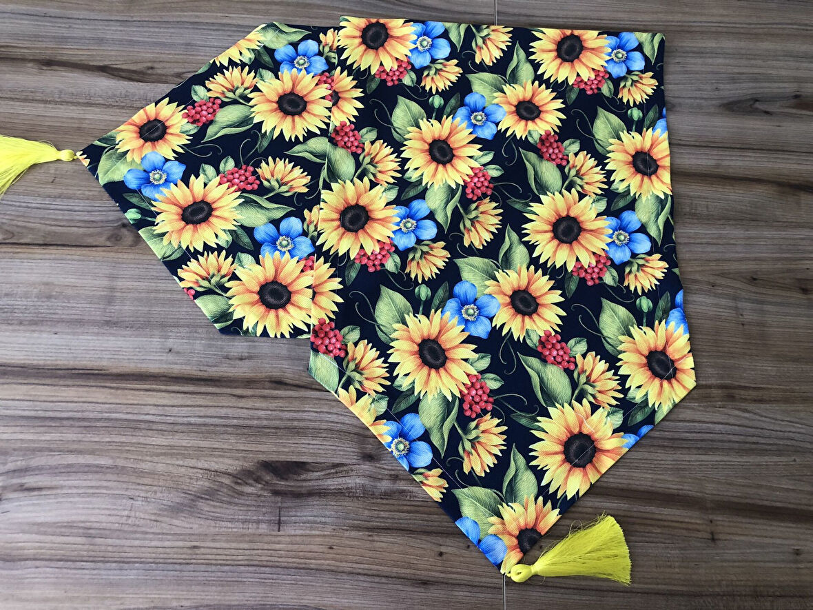 AYÇİÇEK DESENLİ RUNNER