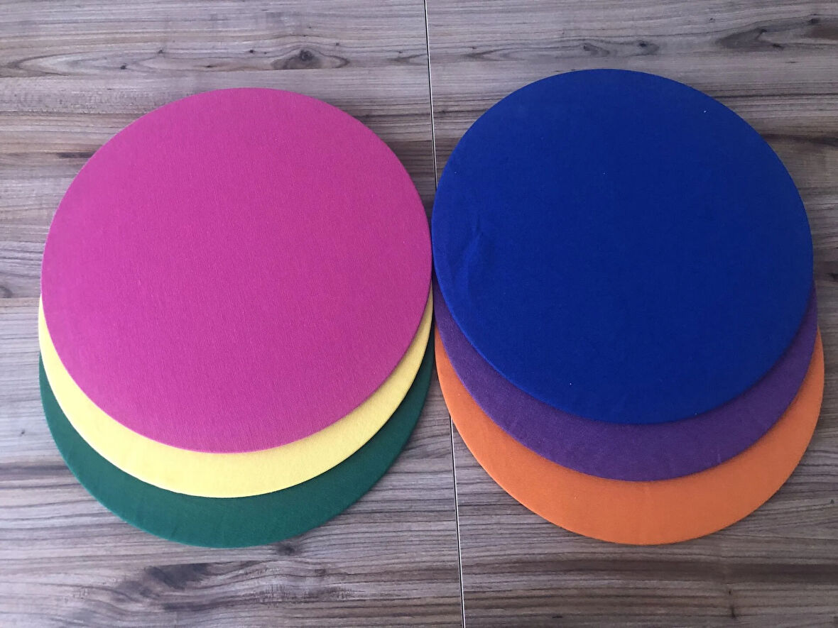 KARIŞIK RENKLİ SUPLA 33 CM (MDF DAHİL ) (6 ADET)