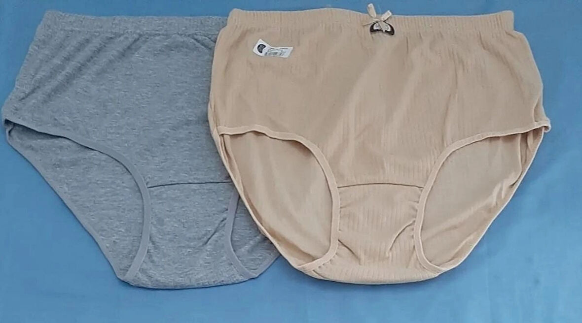 Kadın Battal Boy Külot 2'li Paket Beden 5XL