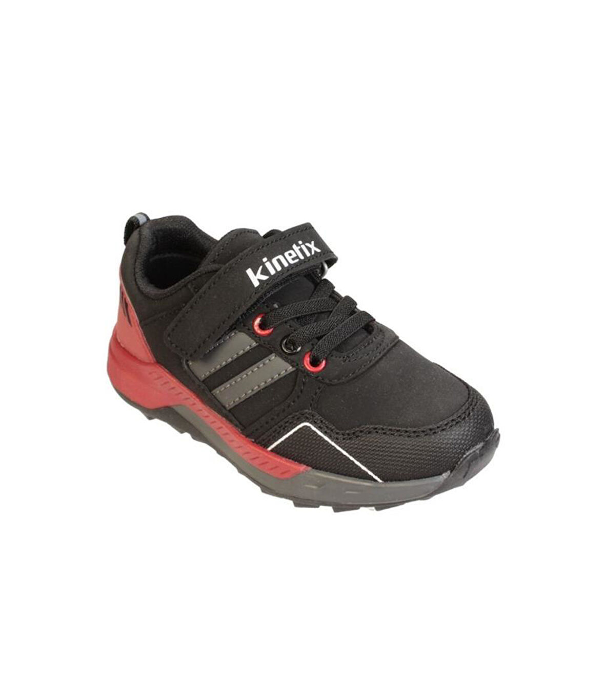 KİNETİX Erkek Çocuk Siyah Gri Çırtlı 26-30 Outdoor Soğuya Yağmura Dayanıklı Spor Ayakkabı