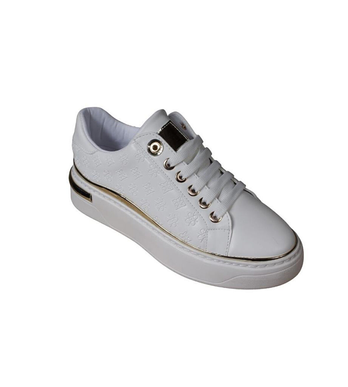 YAZKIŞ Kadın Siyah Beyaz Kalın Taban Günlük Spor Ayakkabı