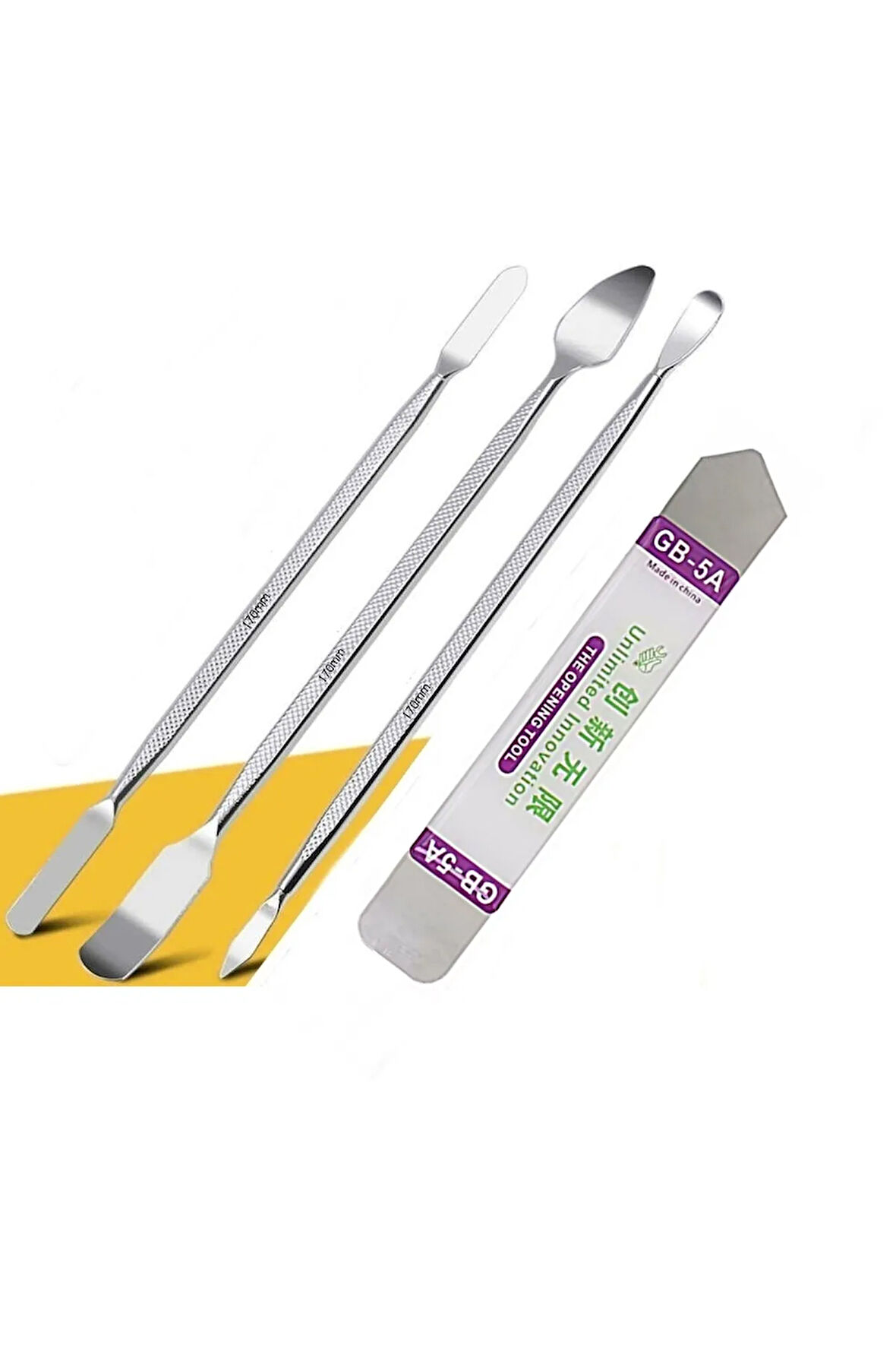 4 in 1 Metal Plastik Açma Aparatı Demir GB-5A Pena Seti