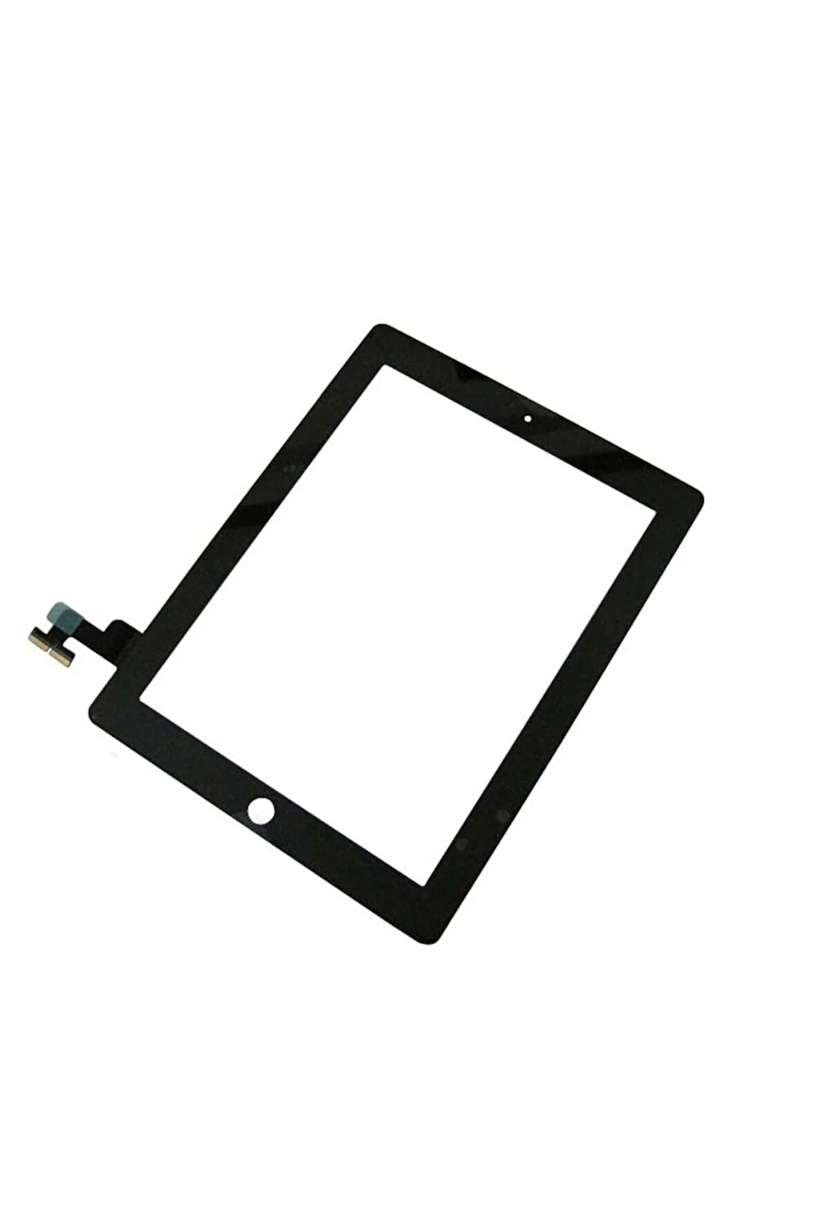 Ipad 2 A1395 Uyumlu Dokunmatik Siyah Butonlu