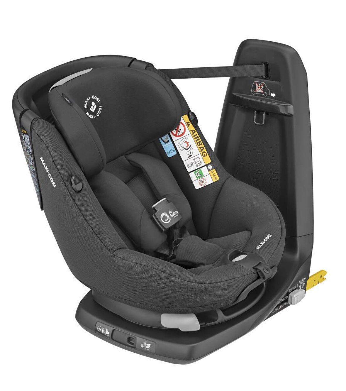 Maxi Cosi AxissFix Air Adac’lı  İsofix’li  Airbag’li I-Size 0-18kg 360 Dönebilir Yatabilir Bebek Oto Koltuğu Authenic Black