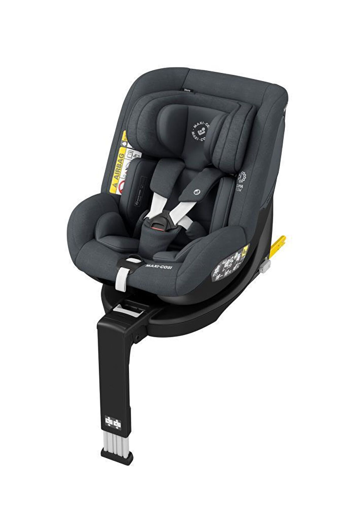 Maxi-Cosi Stone Isofix'li Dönebilir Yatabilir 0-18 kg Bebek Oto Koltuğu Authentic Graphite