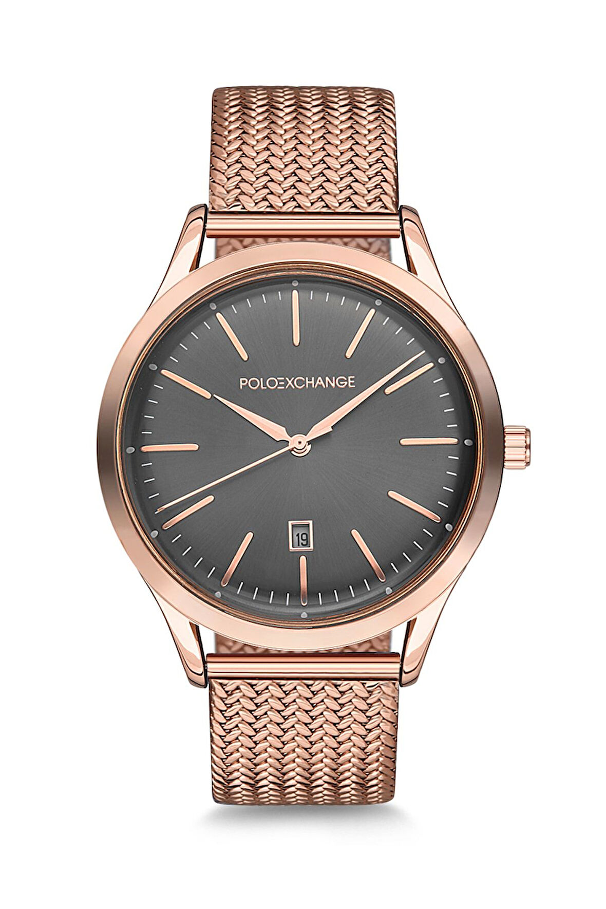 Polo Exchange PX0136-06 Hasır Çelik Erkek Kol Saati