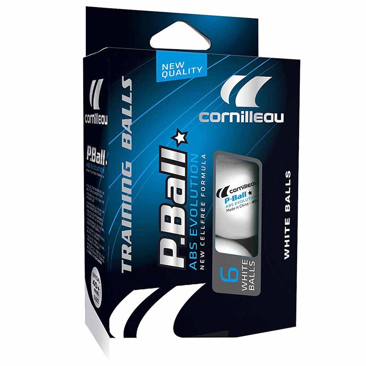 Cornilleau P-Ball ABS Evolution 1 Yıldız 6 lı Masa Tenisi Topu