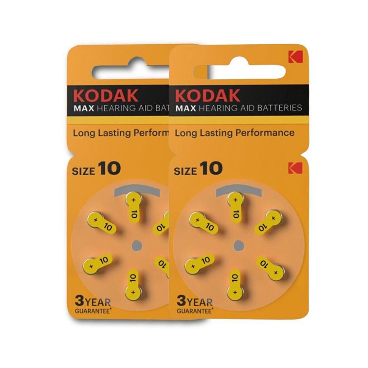 P 10 İşitme Cihaz Pili No 10 6'lı 2 Paket Kodak Kulak Cihazı Pili 6'lı 2 Paket