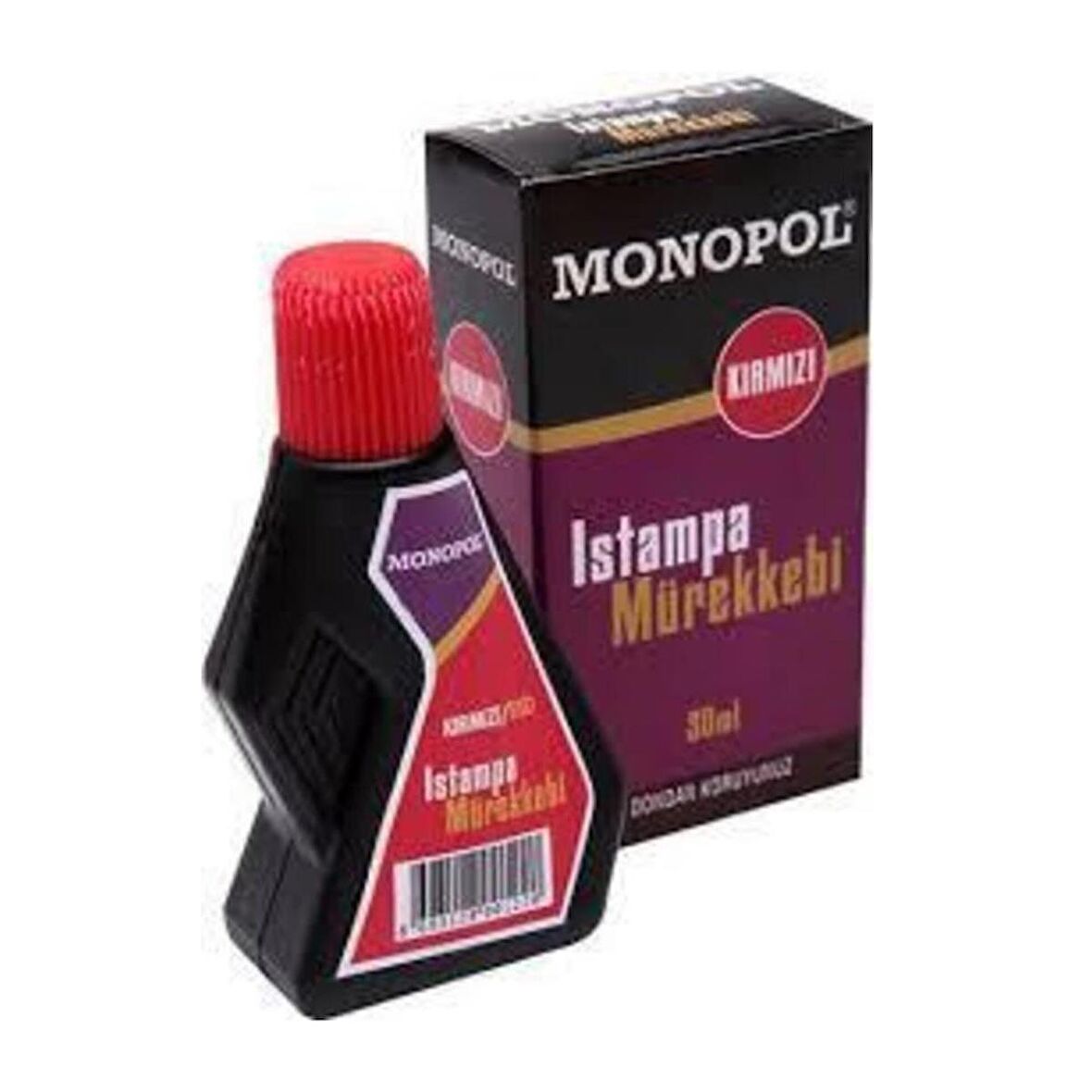 Kırmızı Istampa Mürekkebi 30 cc Monopol Kırmızı Istanpa Mürekkebi 30 ml 1 Adet