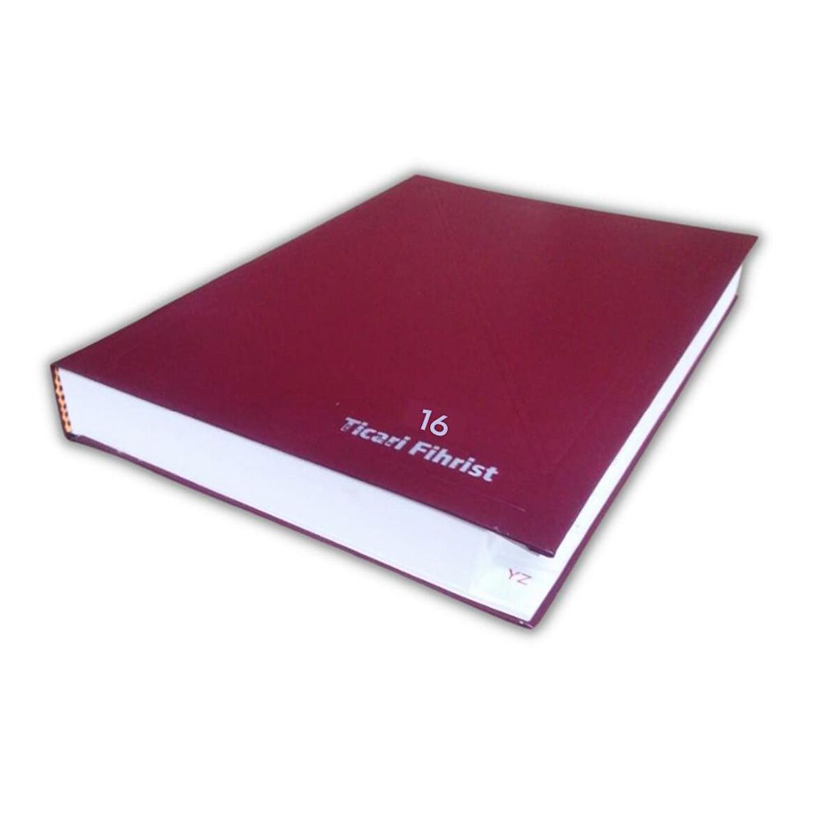 Fihrist Ticari 16'lı 20x28 Bordo Cilt Bezli 1 Adet Artlantis Ticari Firhist Bordo 20*28