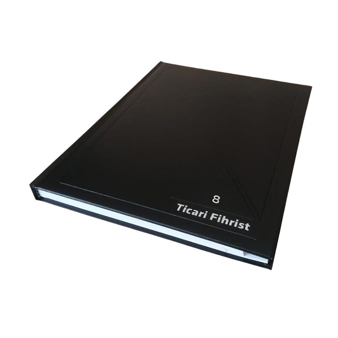 Fihrist Ticari 8'li 20x28 Siyah Cilt Bezli 1 Adet Artlantis Ticari Firhist Siyah 20*28