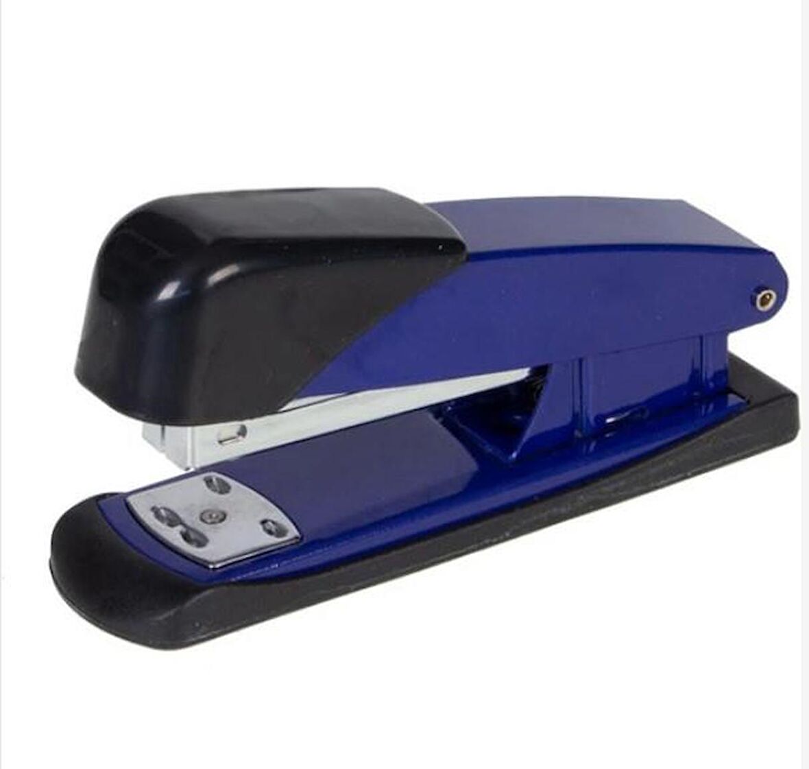 Zımba Makinesi Metal Mavi E-2524/M Stapler 24/6 1 Adet Büyük Zımba Makinası 25-30 Sayfa