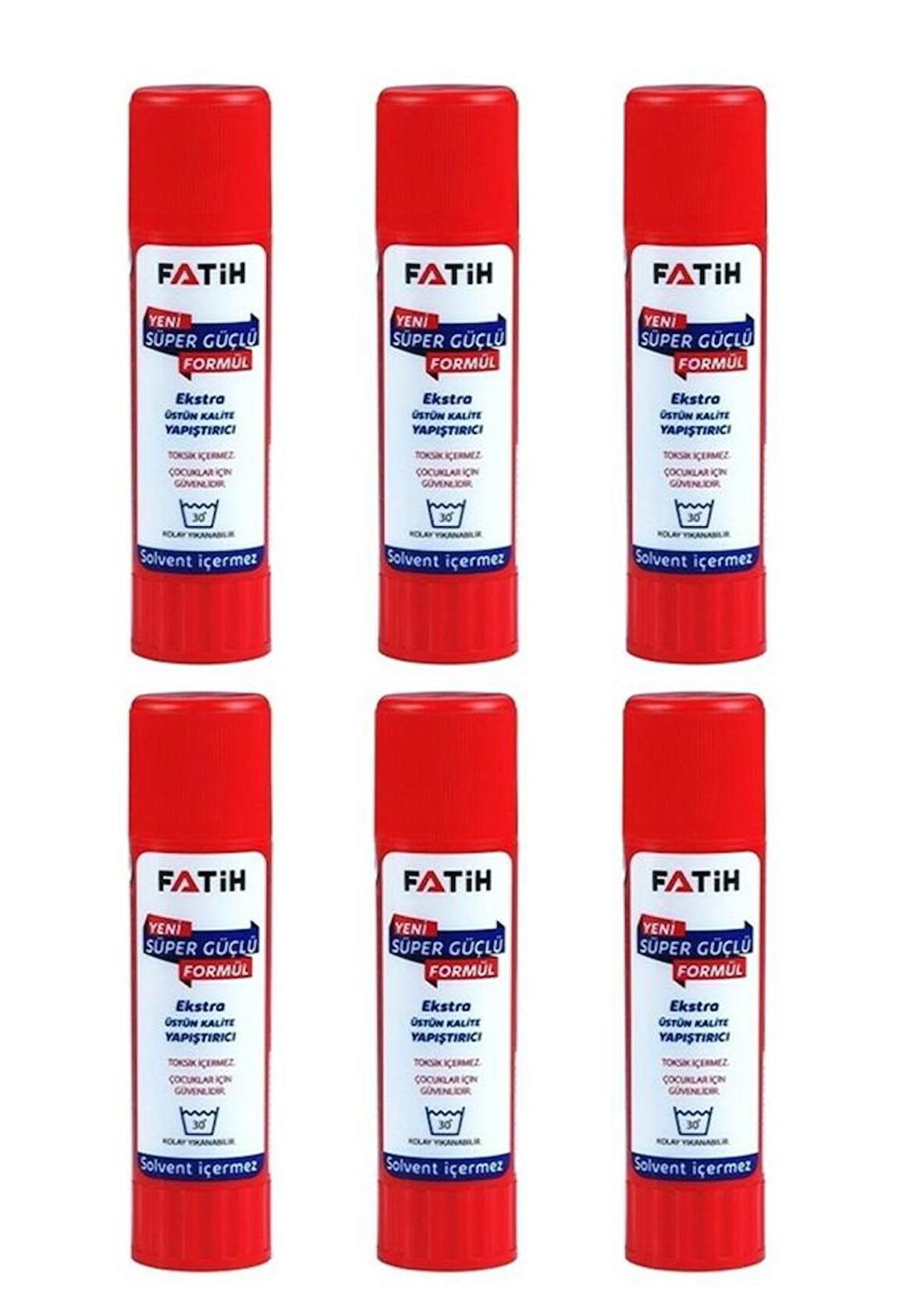 Glue Stick Yapıştırıcı Katı Yapıştırıcı 10 Gr Ruj Yapıştırıcı 6 Adet