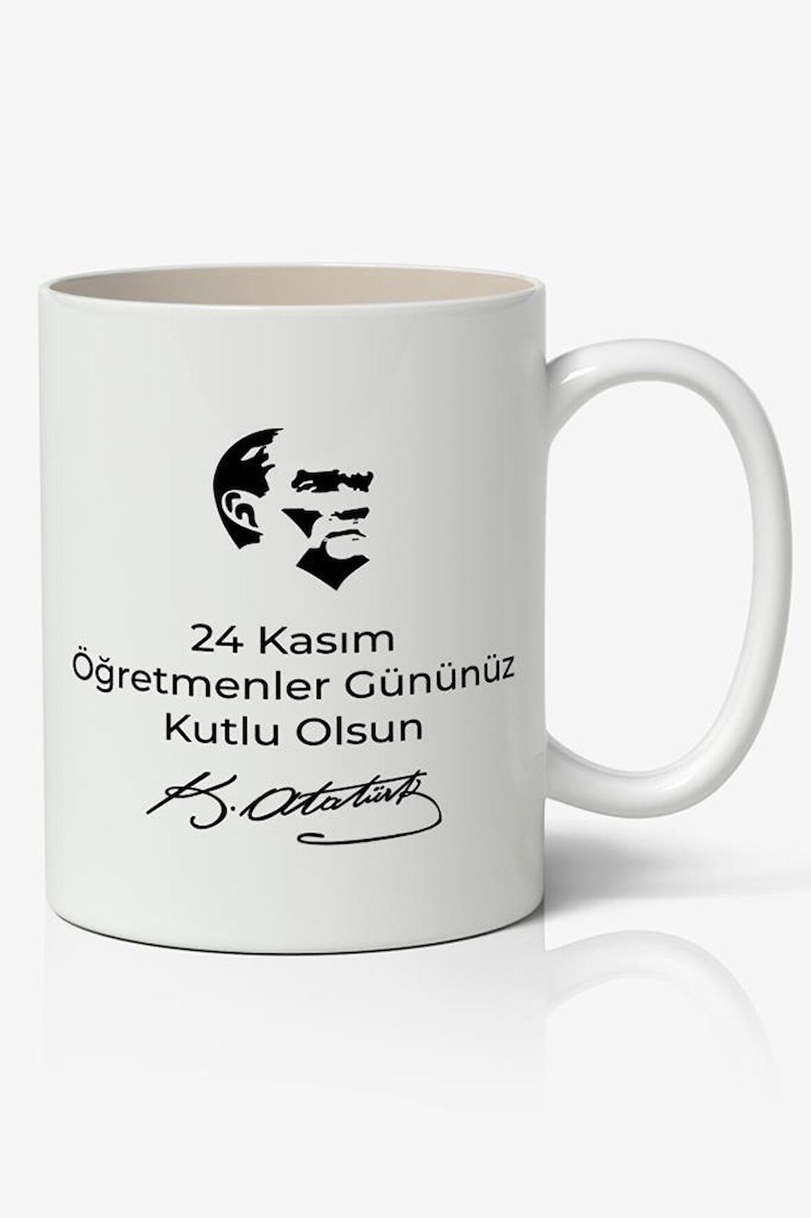 24 Kasım Öğretmenler Günü Tasarımlı Kupa Bardak Baskılı Kahve Kupa Bardak Model 9