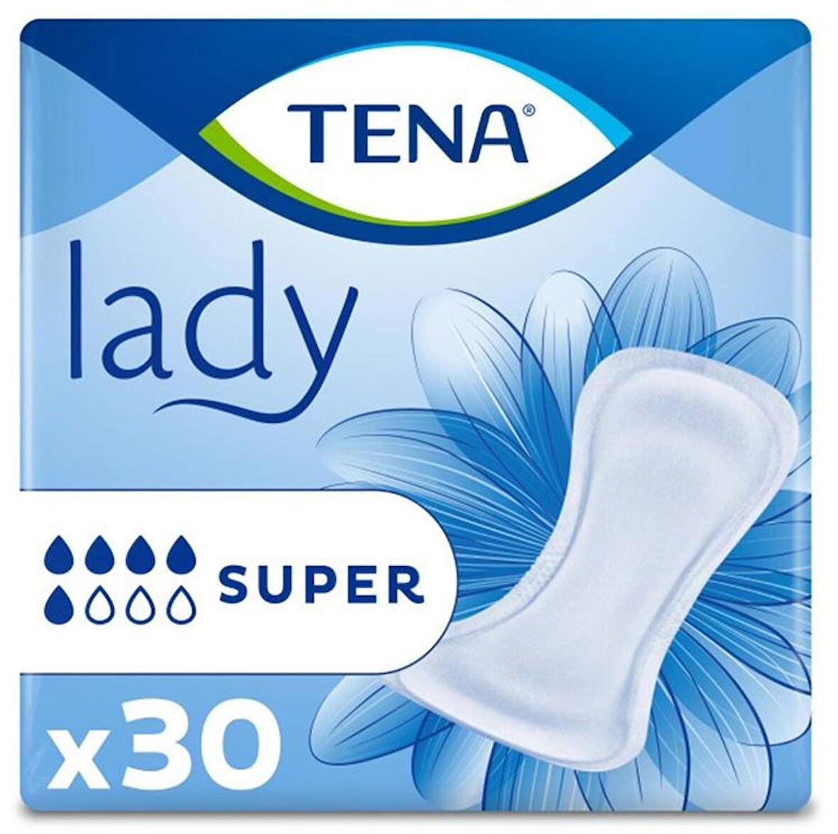 Tena Mesane Pedi Lady Süper 30'lu  (5 damla) 7322540039290