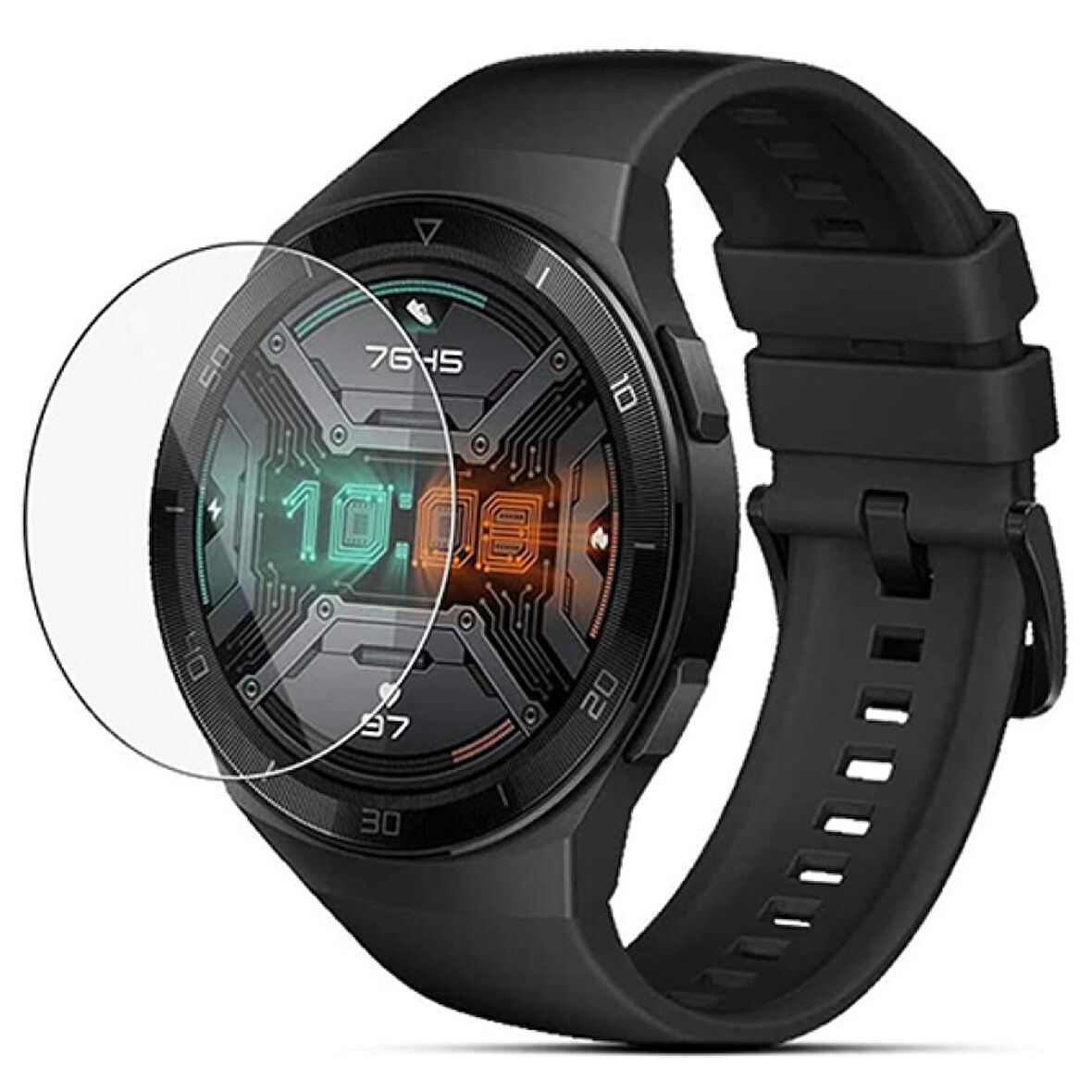 Huawei Watch GT2E Temperli Cam Ekran Koruyucu