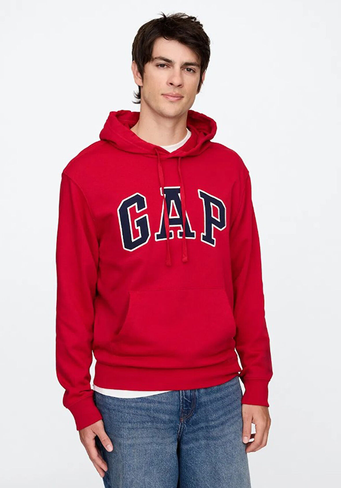 Gap V-Frch Ft Herıtage Logo Po Snl - 868460007 Erkek Kapüşonlu Sweatshirt