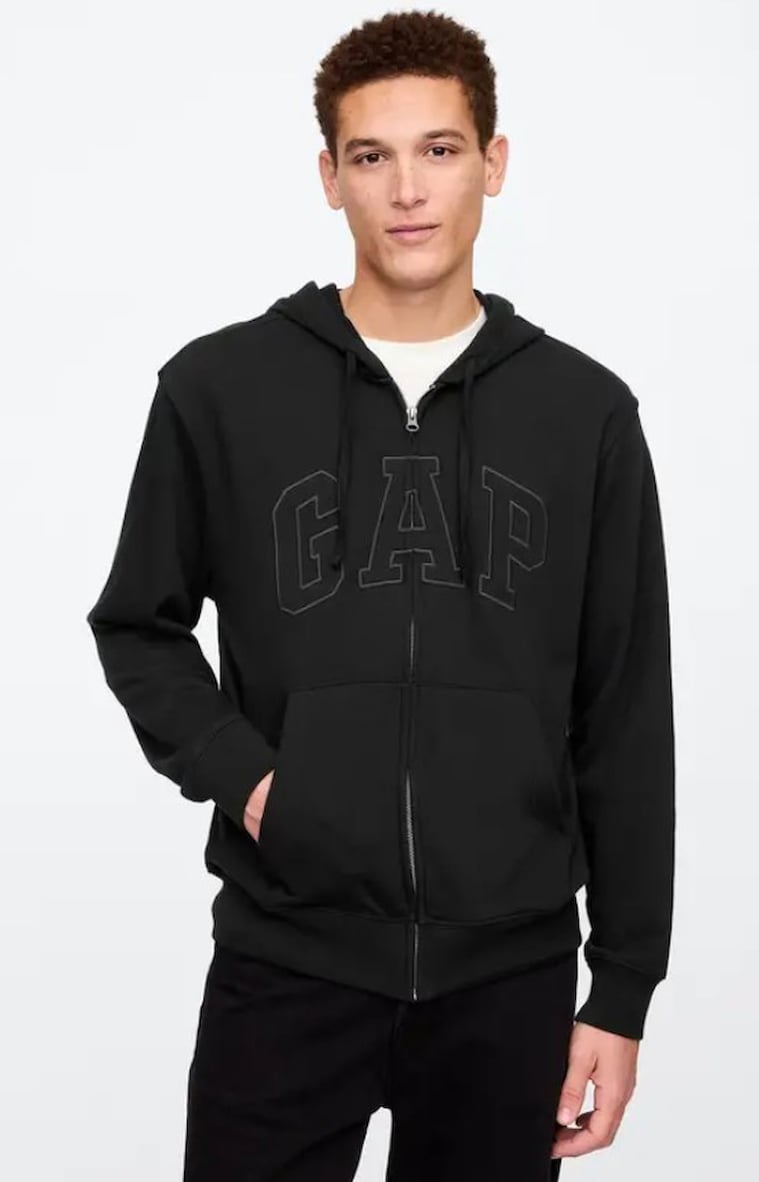 Gap V-Frch Ft Herıtage Logo Po Fz - 868454002 Erkek Kapüşonlu Fermuarlı Sweatshirt