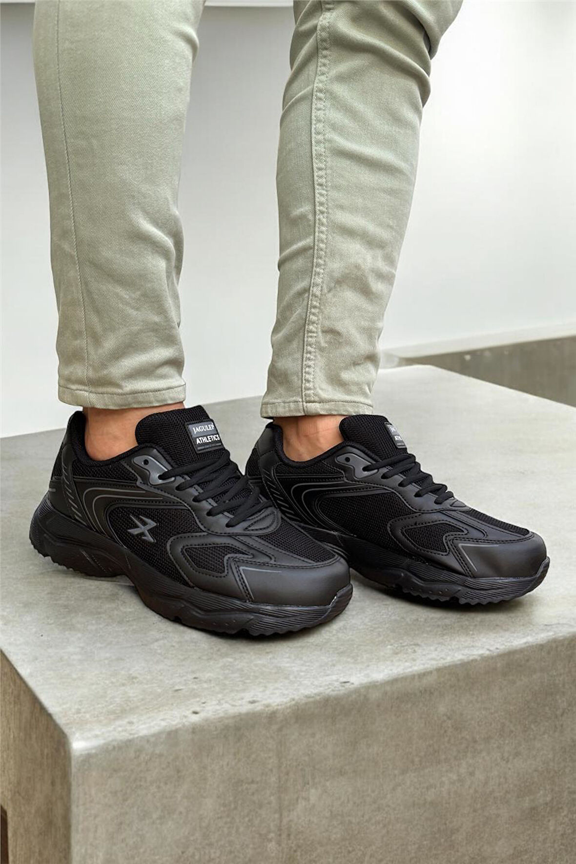 Unisex Su İtici Spor Ayakkabı SİYAH