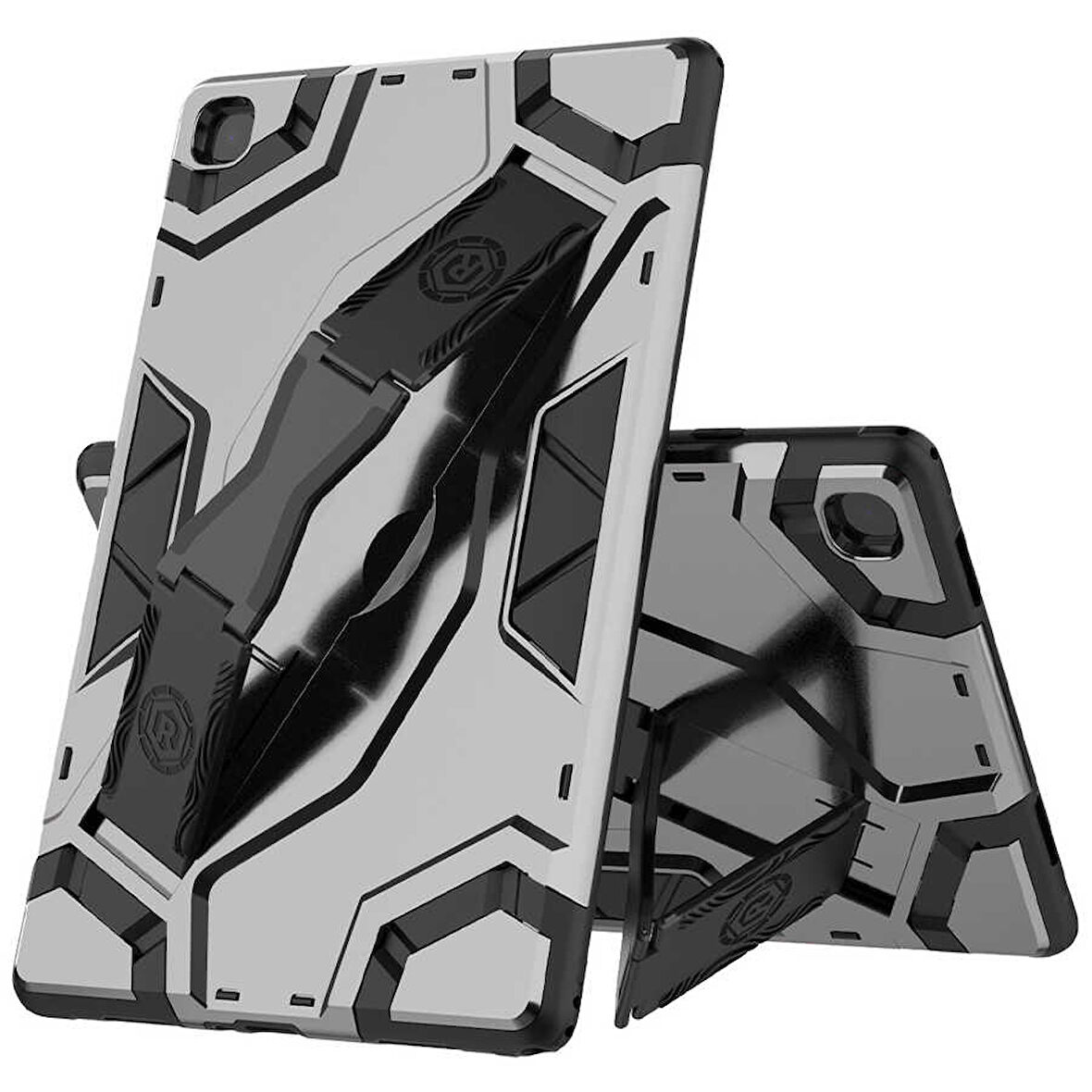 Galaxy Tab A7 10.4 T500 2020 Kılıf Defens Standlı Ultra Koruma Armor Zırh Silikon