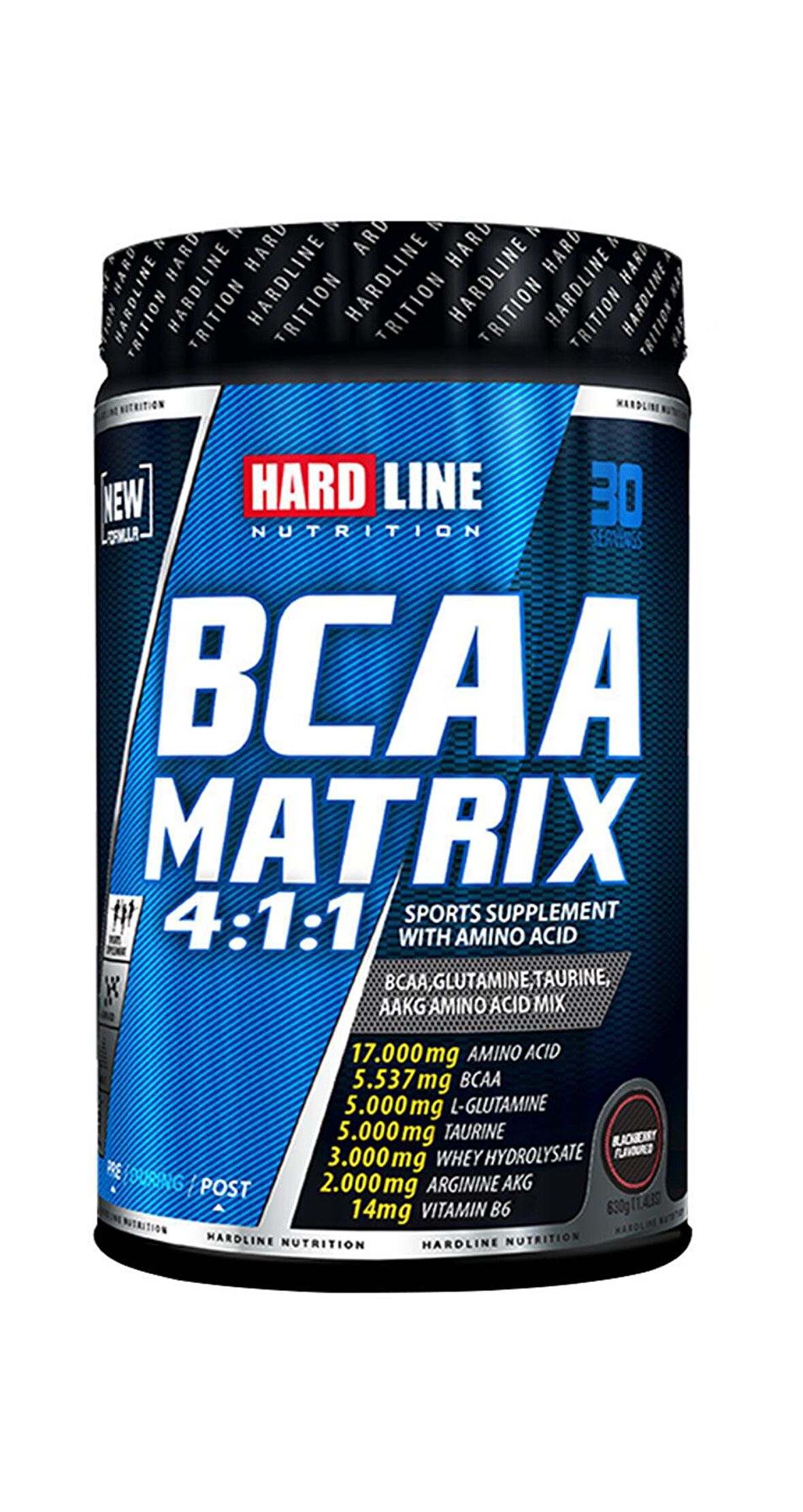 Hardline Bcaa Matrix 630 Gr Bcaa Powder 30 Porsiyon Böğürtlenli