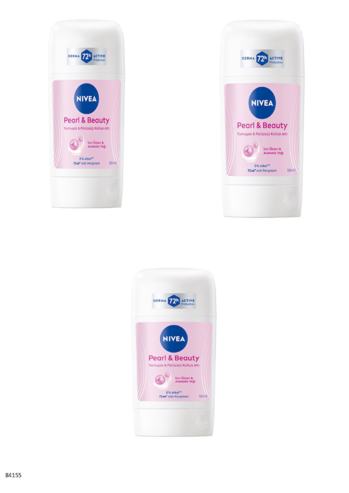 84155 NIVEA PEARL & BEAUTY STICK  3 ADET