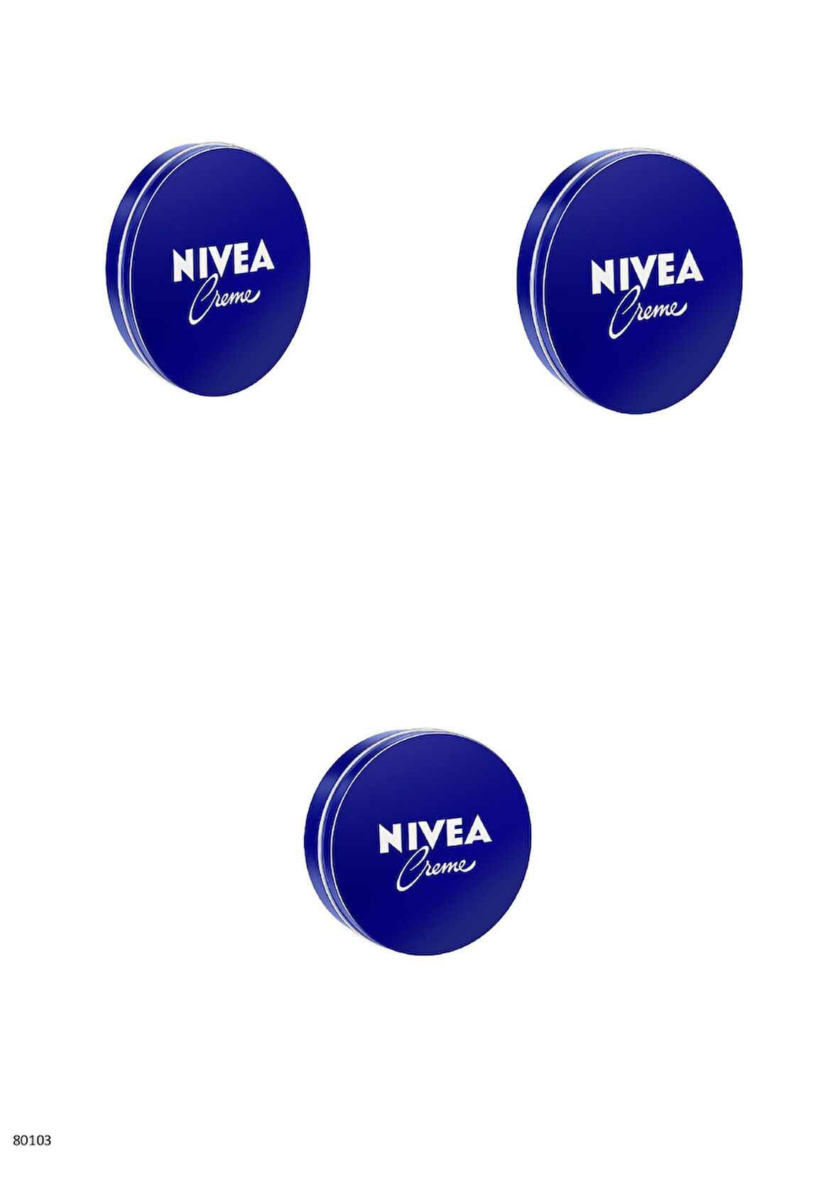 80103 Nivea Creme 75ml  3 ADET