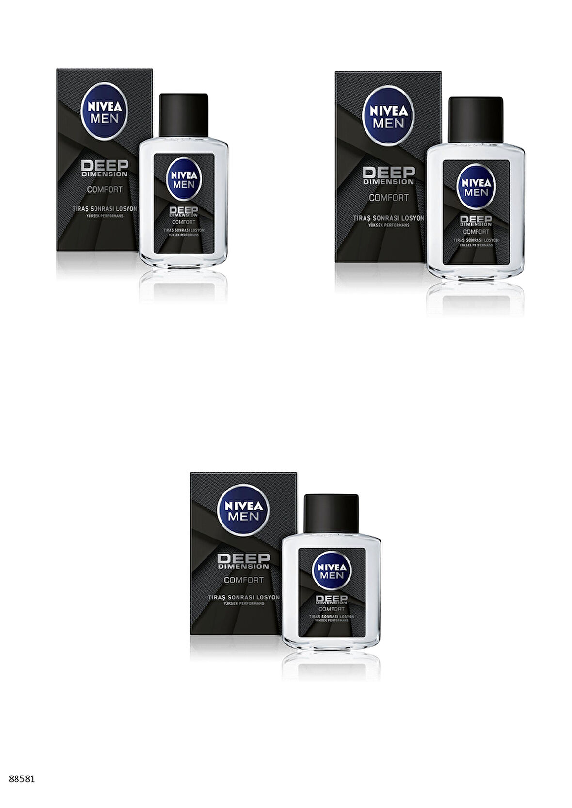 88581 NIVEA MEN DEEP DIMENSION TIRAŞ SONRASI LOSYON  3 ADET