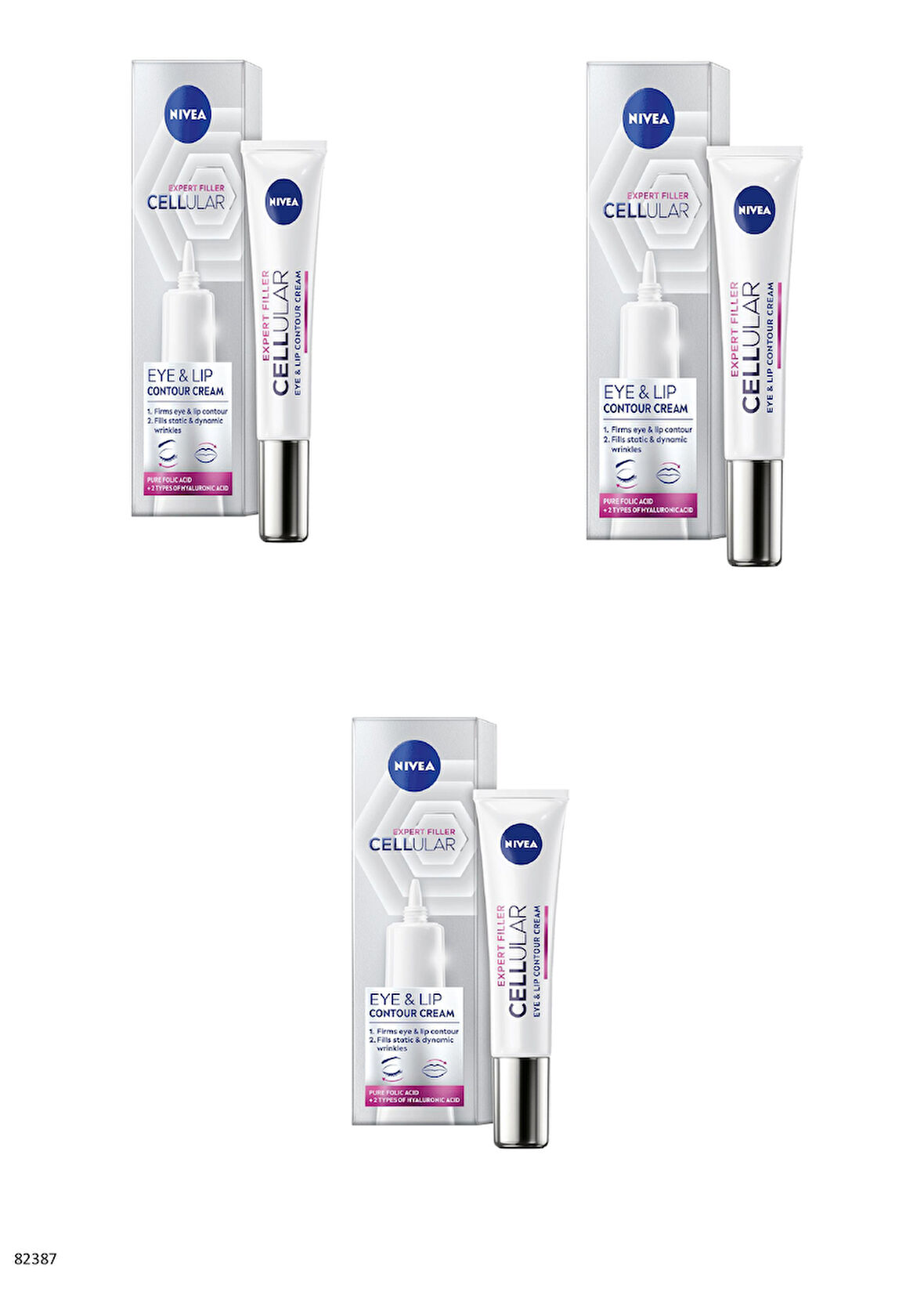 82387 NIVEA Cellular Expert Filler Göz Bakım Kremi  3 ADET