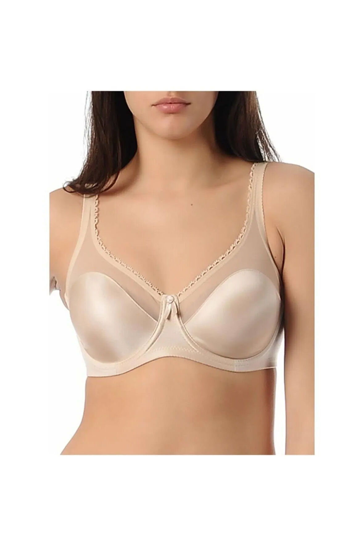 Kadın Tül Detay Toparlayıcı Carse Sütyen / 1640