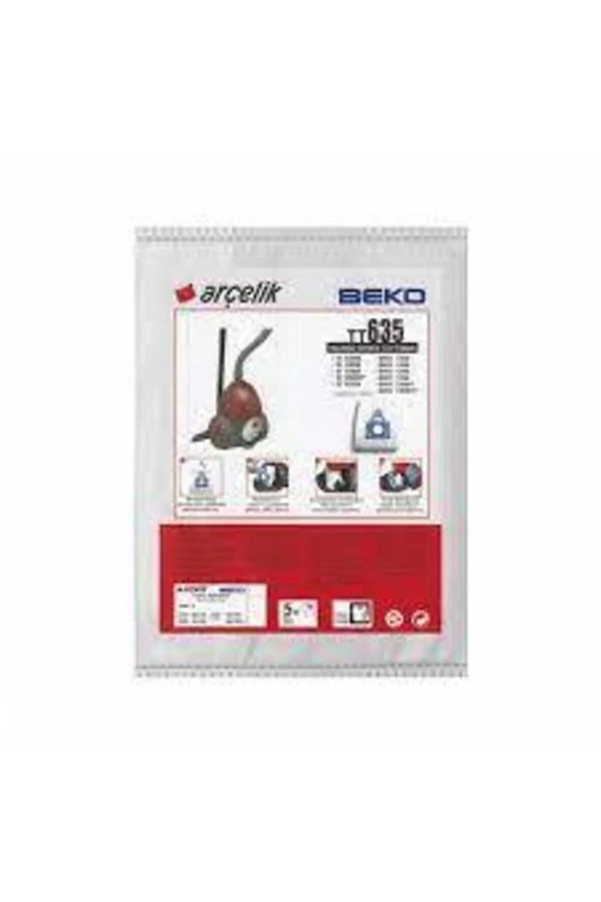 Beko Tt635 S6200-s 6380y Bks1240-bks1325c Süpürge Toz Torbası