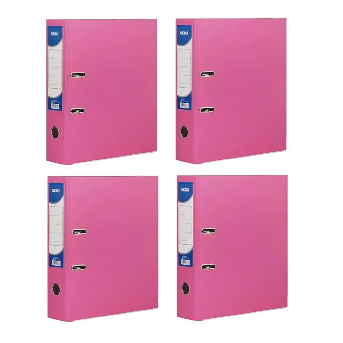 Büro Klasör Geniş Noki Pembe Büro Klasörü Halkalı 4 Adet