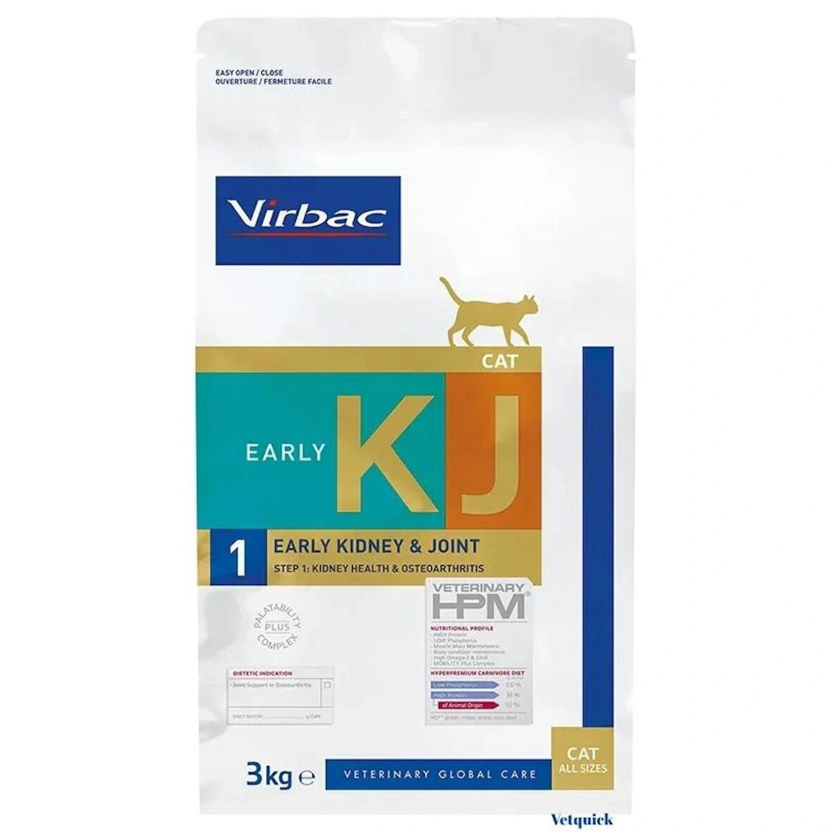 Virbac Early Kidney & Joint 1 Kedi Kuru Maması 3 kg 
