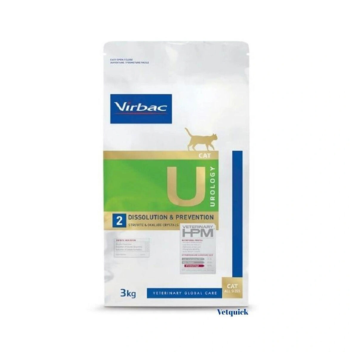 Virbac Dissolution & Prevention U2 Kedi Maması 3kg